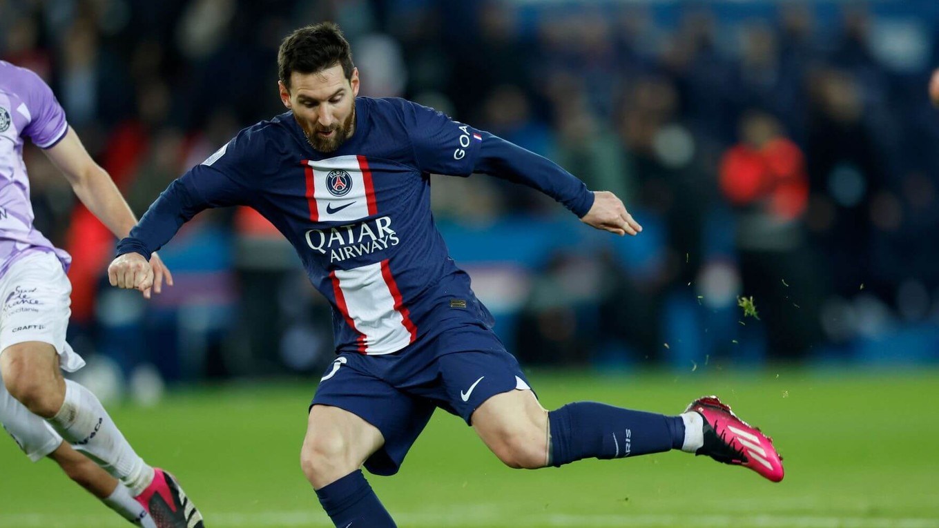 Lionel Messi v drese PSG. 