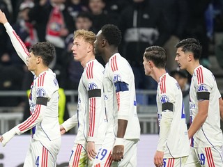 Futbalisti Olympique Lyon.