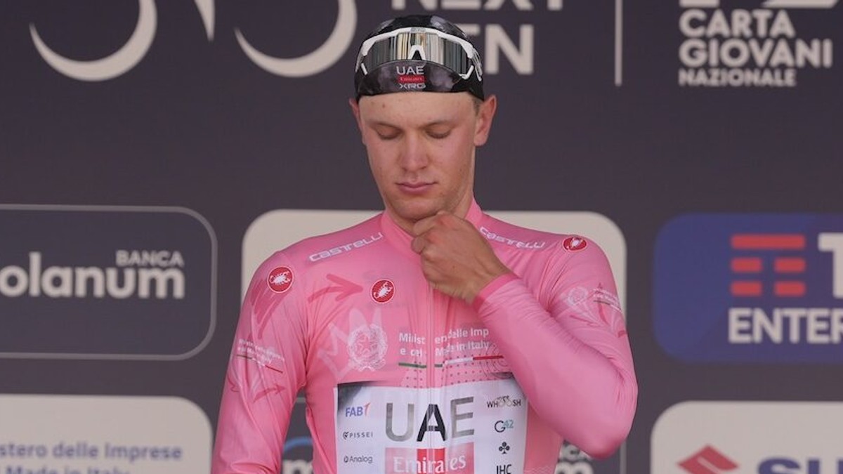 Slovenský cyklista Matthias Schwarzbacher.