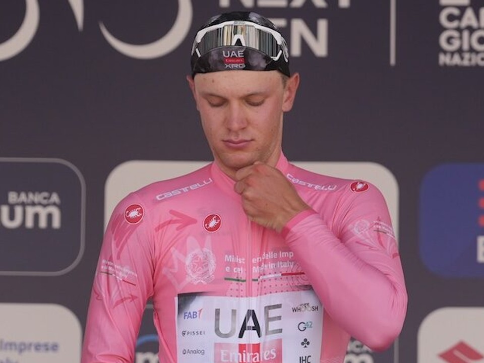 Slovenský cyklista Matthias Schwarzbacher.