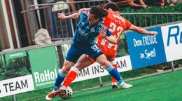 Momentka z prípravného zápasu ŠK Slovan Bratislava - Crvena Zvezda Belehrad