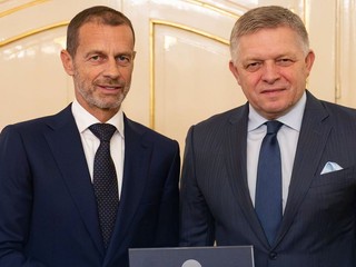 Aleksander Čeferin a Róbert Fico