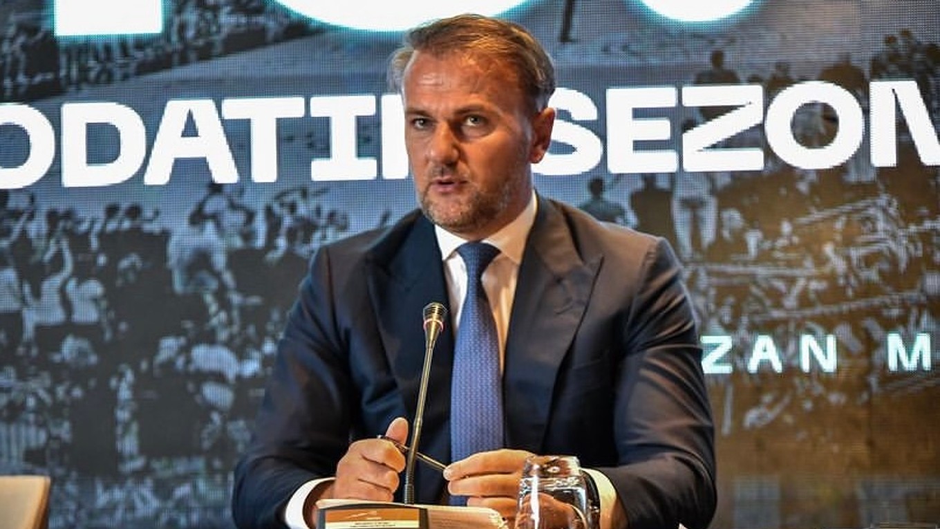 Prezident Partizan KK Belehrad Ostoja Mijailovič.