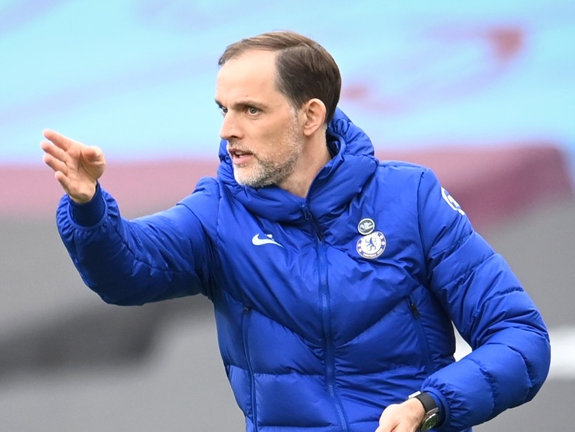 Thomas Tuchel ako tréner londýnskej Chelsea.