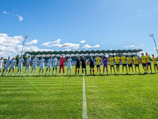 momentka zo zápasu FC Lokomotíva Košice - FC Košice

