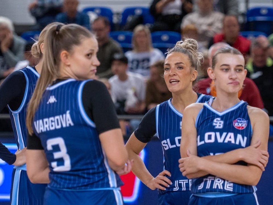 Basketbalistky WBC Slovan Bratislava.