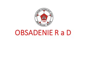 Obsadenie R a DS-PR ObFZ Bratislava – mesto 5. - 14.10. 2020 č. 9 