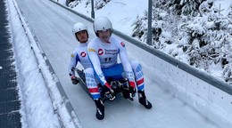 Christián Bosman a Bruno Mick v cieli MSJ v Altenbergu