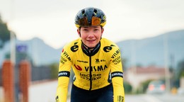 Na snímke je slovenská cyklistka Viktória Chladoňová.