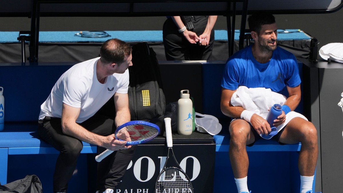 Novak Djokovič a Andy Murray.