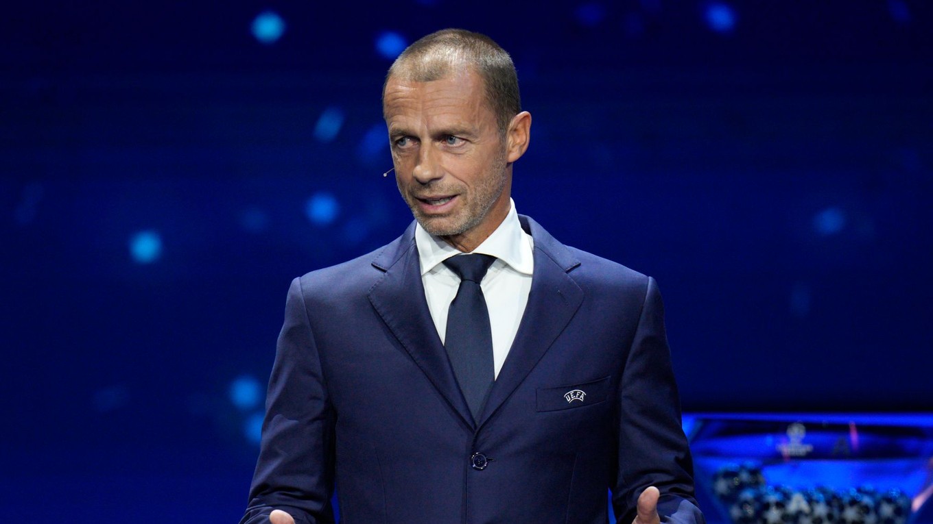 Prezident UEFA Aleksander Čeferin.