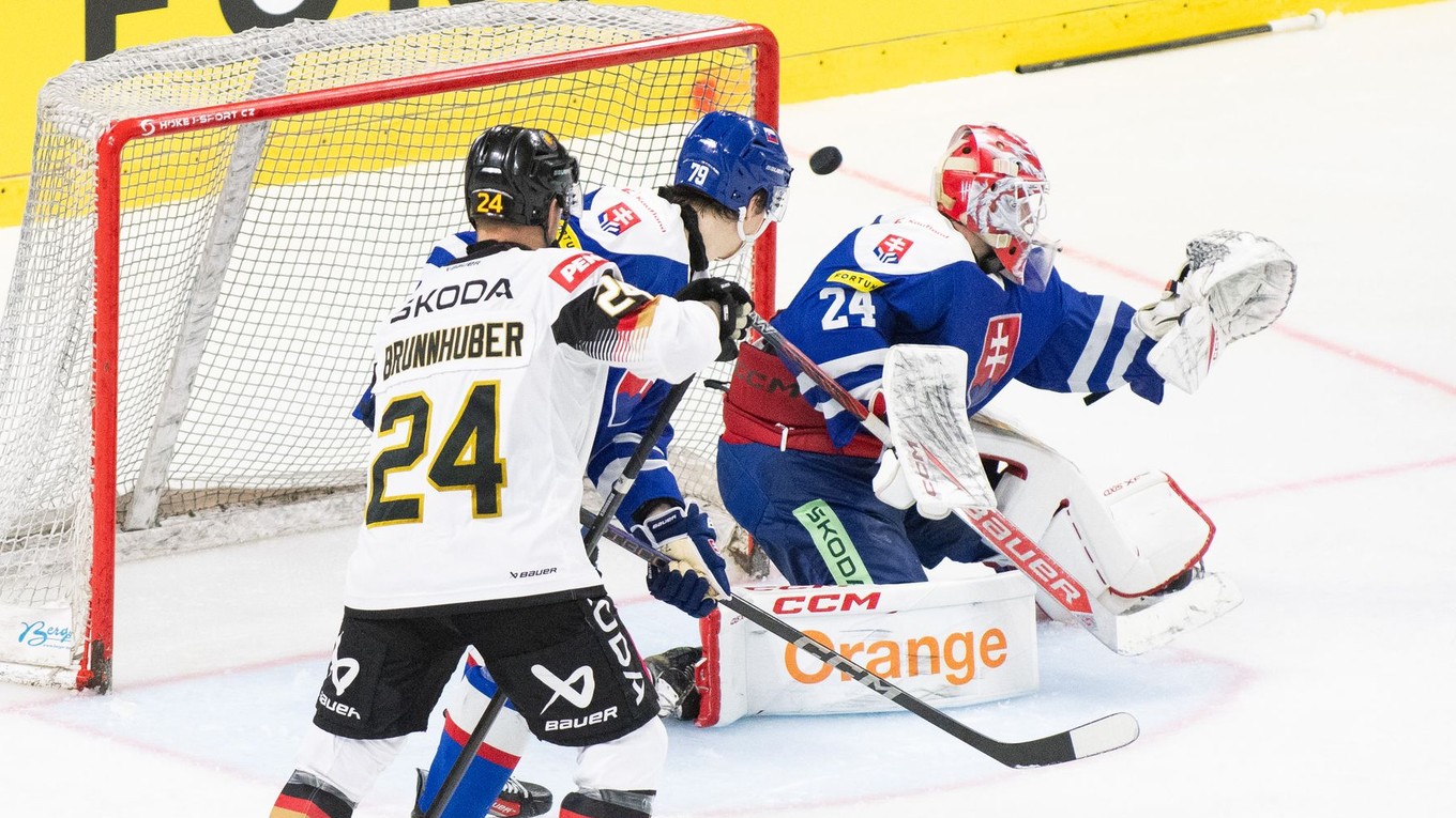 Fotka z prípravného zápasu Slovensko - Nemecko.