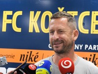 Tréner FC Košice Gergely Geri.