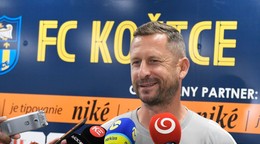 Tréner FC Košice Gergely Geri.