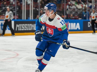 František Gajdoš na MS 2023 v hokeji.