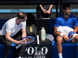 Novak Djokovič a Andy Murray.