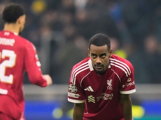 Alexander Isak v zápase Ligy majstrov.