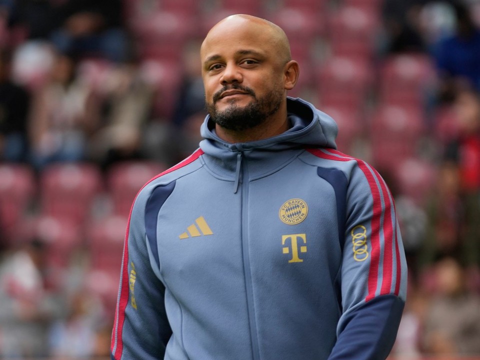 Tréner futbalistov Bayernu Mníchov Vincent Kompany.