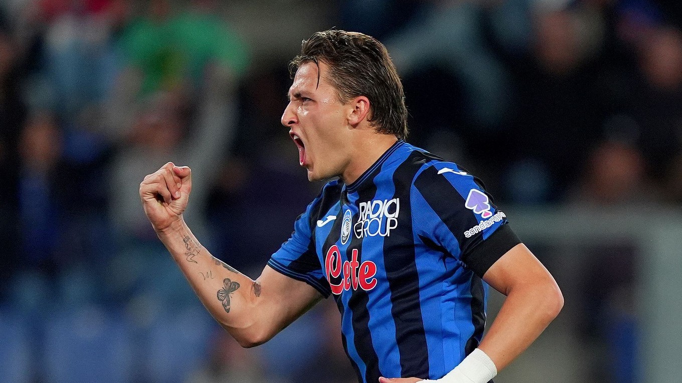 Mateo Retegui oslavuje gól.