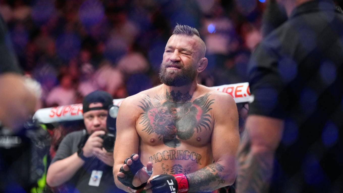 Conor McGregor po prehre s Maxom Hollowayom.
