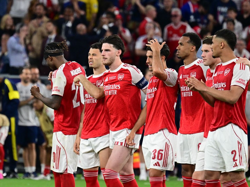 Futbalisti Arsenalu.