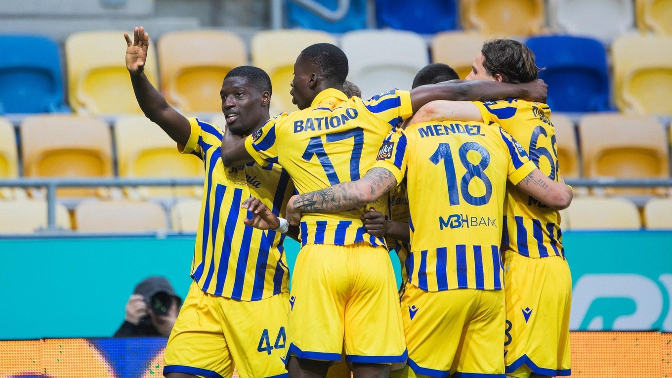 Hráči FC DAC 1904 Dunajská Streda.