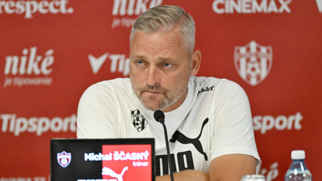 Michal Ščasný v pozícii hlavného trénera FC Spartak Trnava.