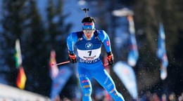 Taliansky biatlonista Tommaso Giacomel.