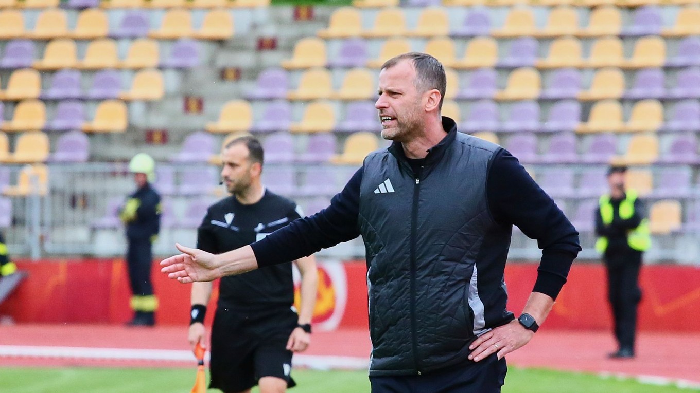 Tréner MFK Ružomberok Ondřej Smetana.