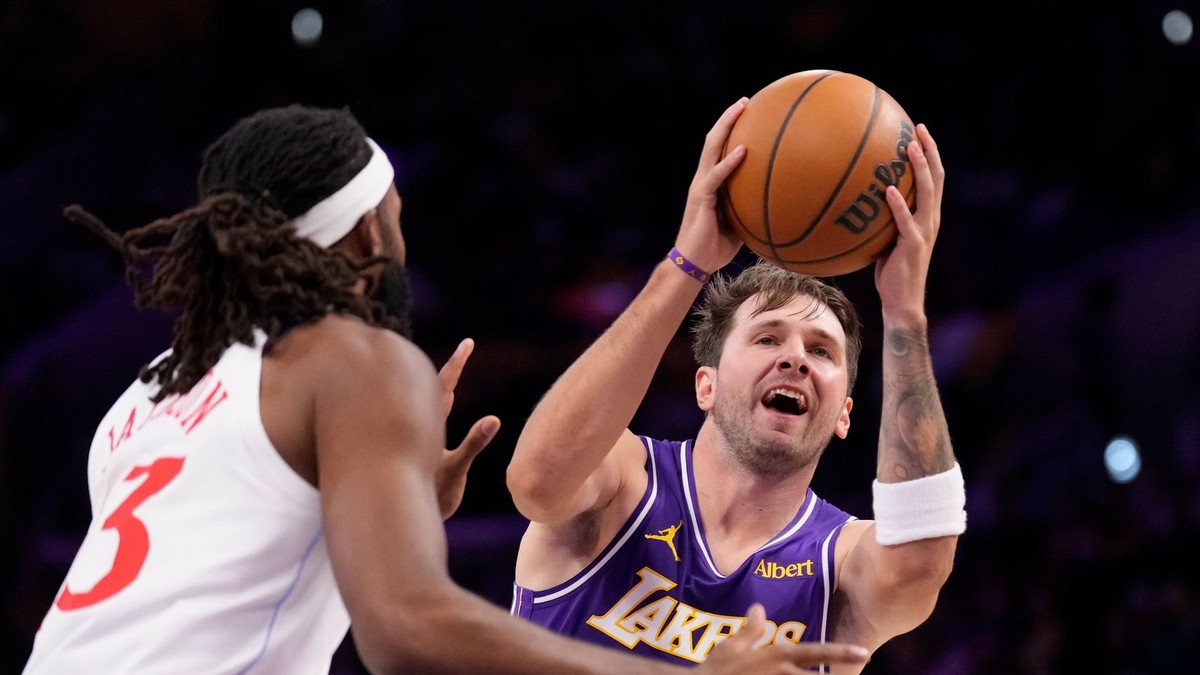 Luka Dončič v drese Lakers