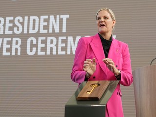 Nová prezidentka MOV Kirsty Coventryová.