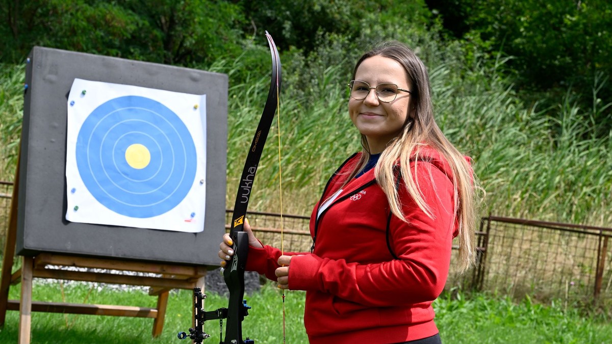 Slovenská lukostrelkyňa Denisa Baránková.