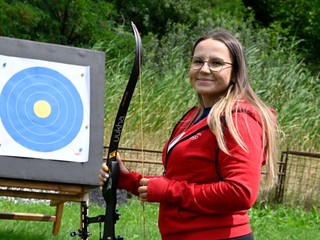 Slovenská lukostrelkyňa Denisa Baránková.