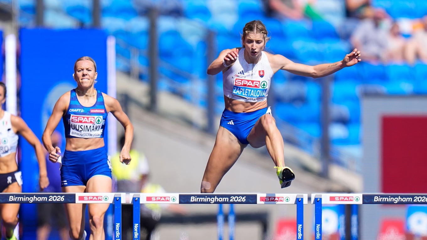 Slovenská atlétka Emma Zapletalová.