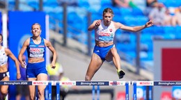 Slovenská atlétka Emma Zapletalová.
