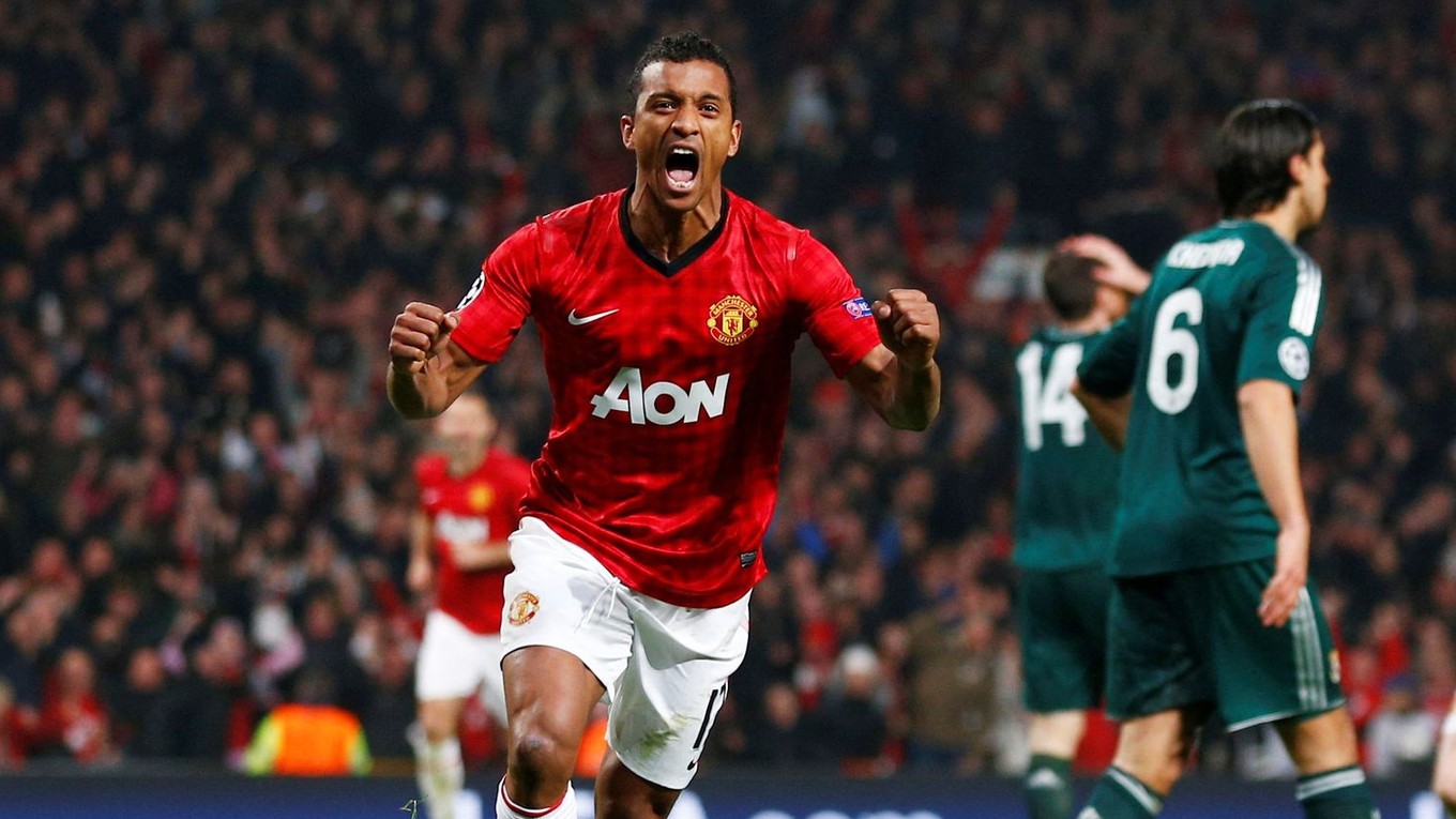 Nani v drese Manchestru United