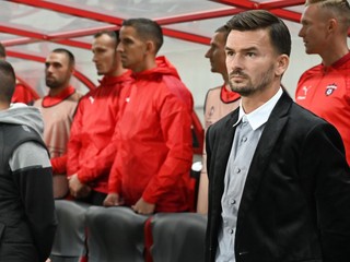 Tréner Spartaka Michal Gašparík.