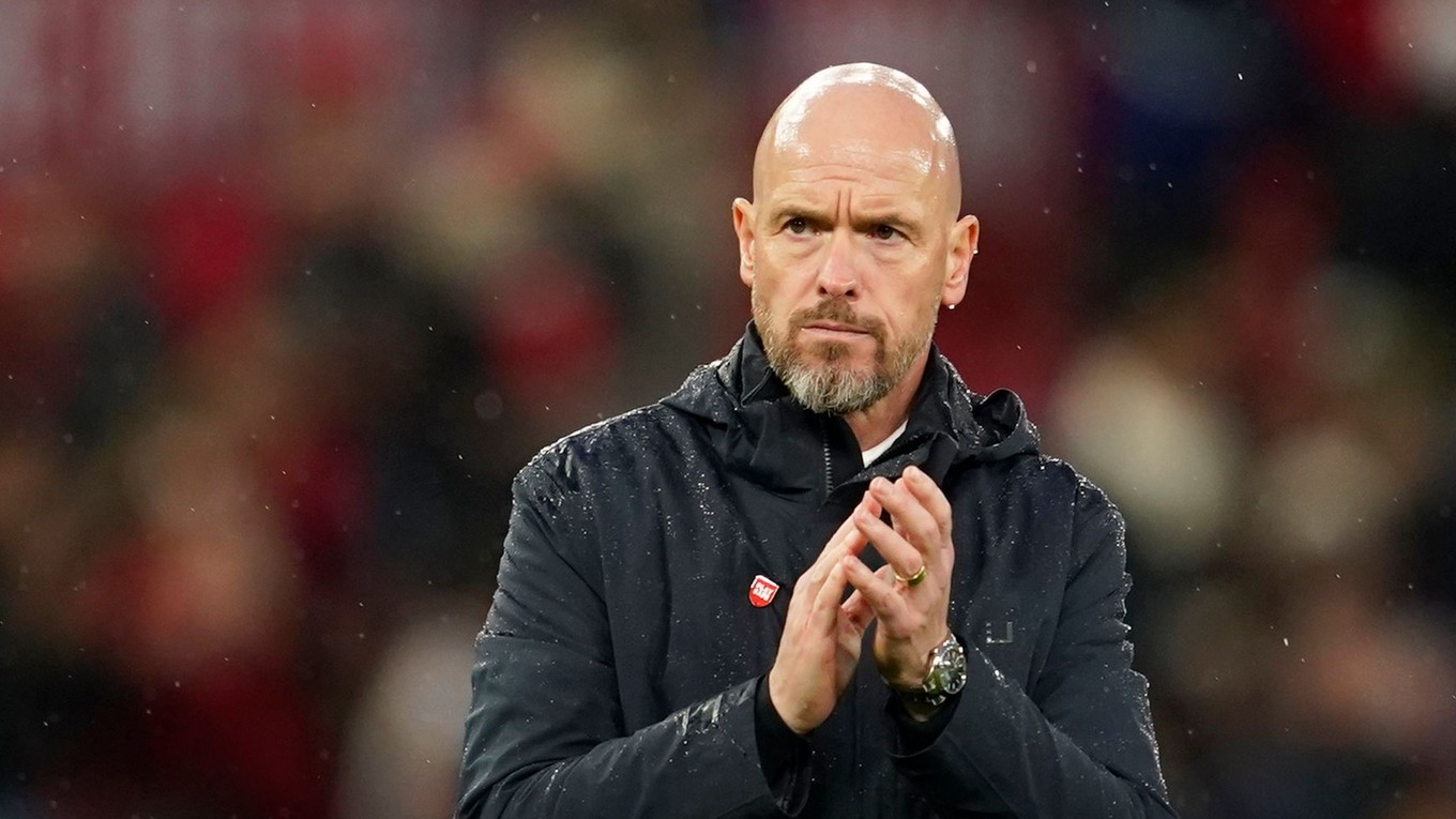 Tréner Erik ten Hag.