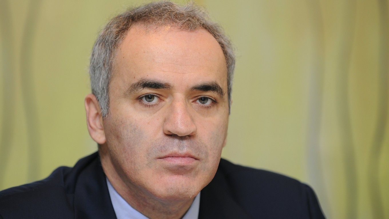 Bývalý majster sveta v šachu Garry Kasparov.