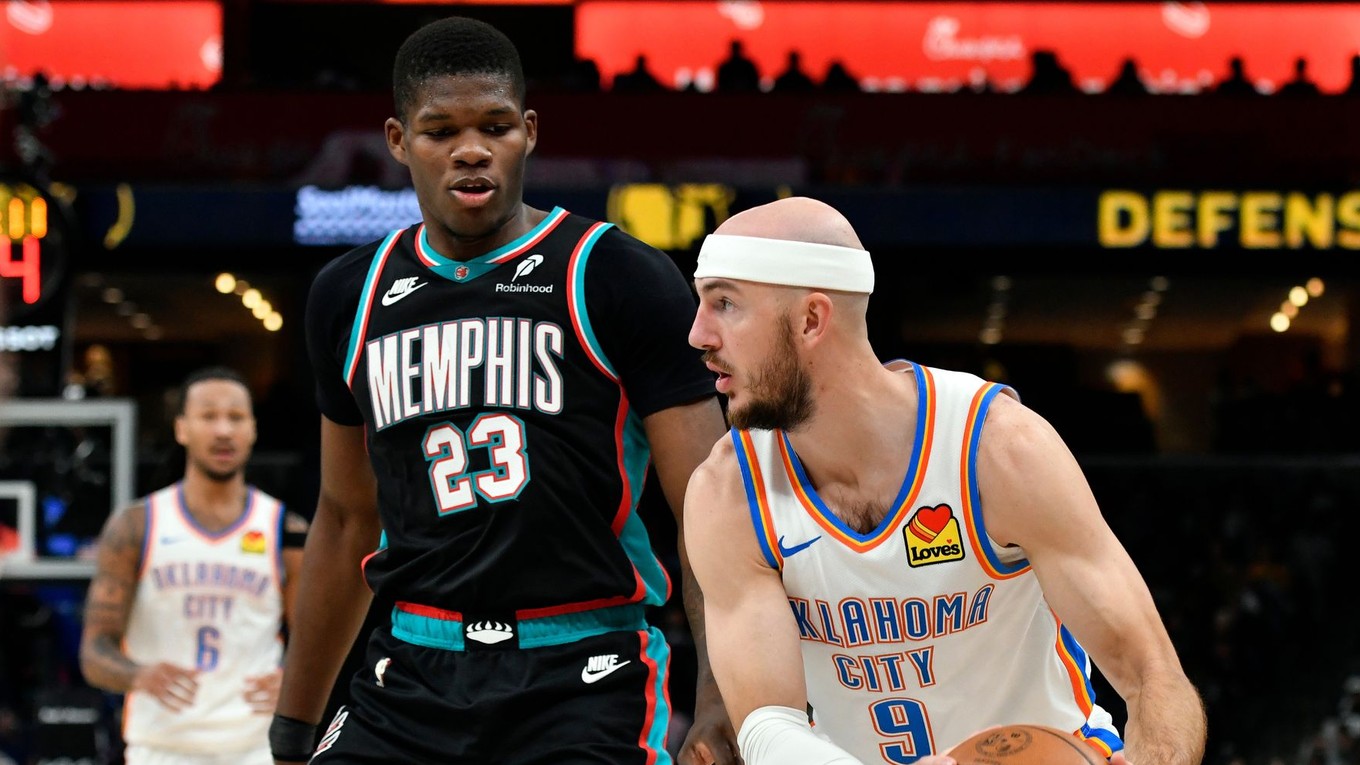 Fotka zo zápasu Oklahoma City Thunder - Memphis Grizzlies.