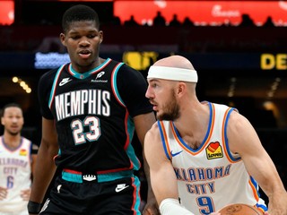 Fotka zo zápasu Oklahoma City Thunder - Memphis Grizzlies.