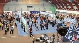 Podujatie Slovenského pohára v šípkach 2025 v Martine. 