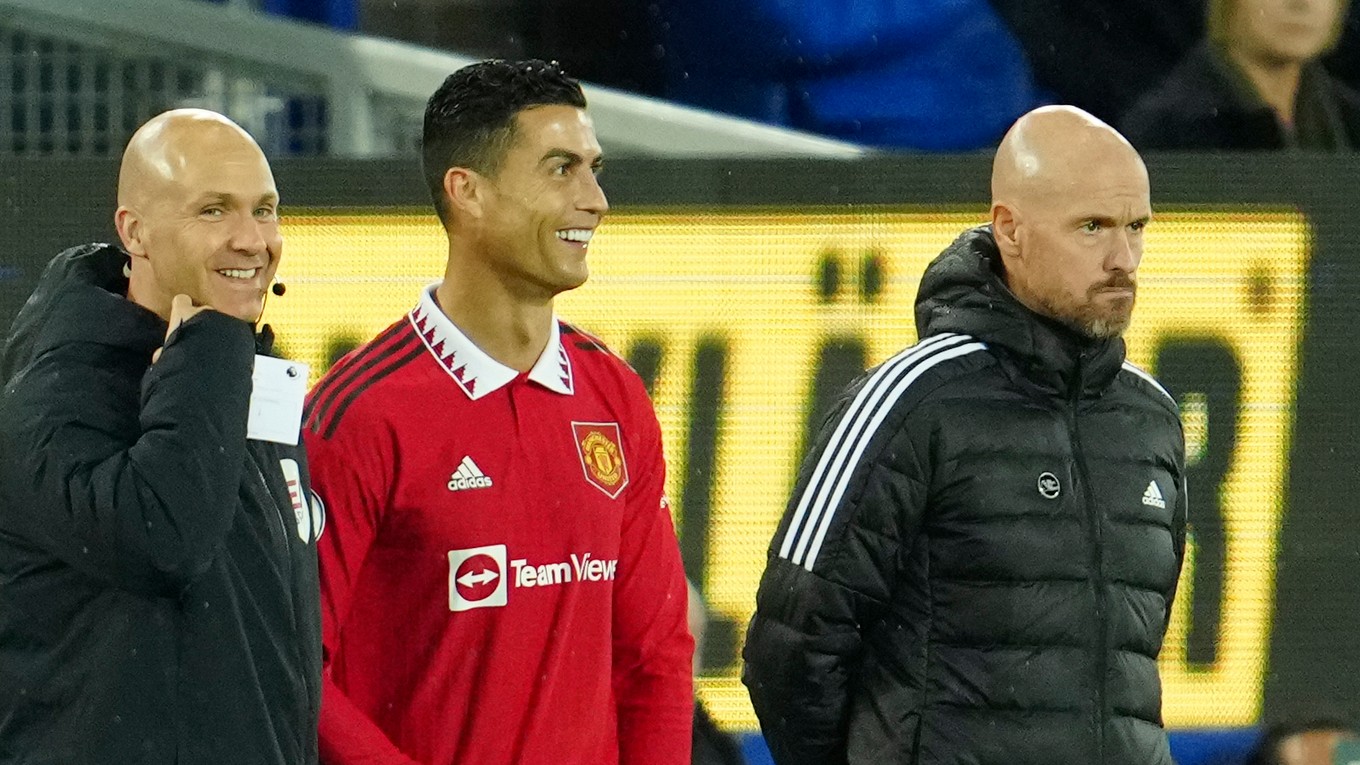 Cristiano Ronaldo a Erik ten Hag.