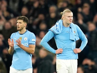 Sklamaní futbalisti Manchester City.