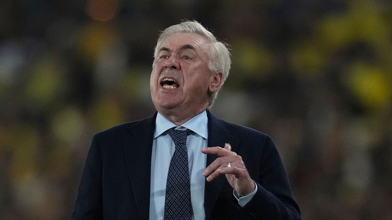 Tréner brazílskej futbalovej reprezentácie Carlo Ancelotti.