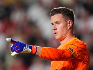 Na archívnej snímke z 27. augusta 2024 brankár FC Barcelona Marc-Andre ter Stegen.
