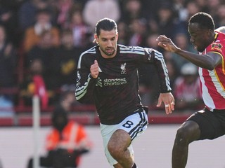 Dominik Szoboszlai v drese Liverpoolu.