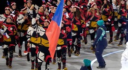Česká výprava počas otváracieho ceremoniálu ZOH 2026. 