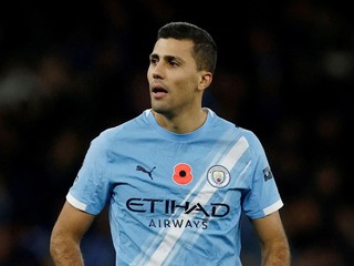 Rodri v drese Manchestru City.