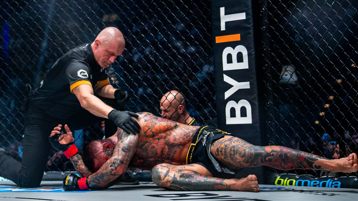 Bartl po ukončení duelu.